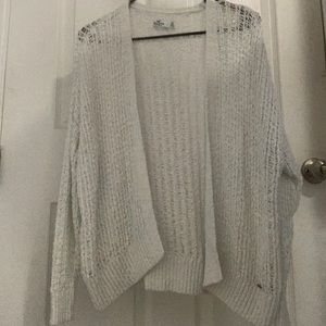 A sweater cardigan.